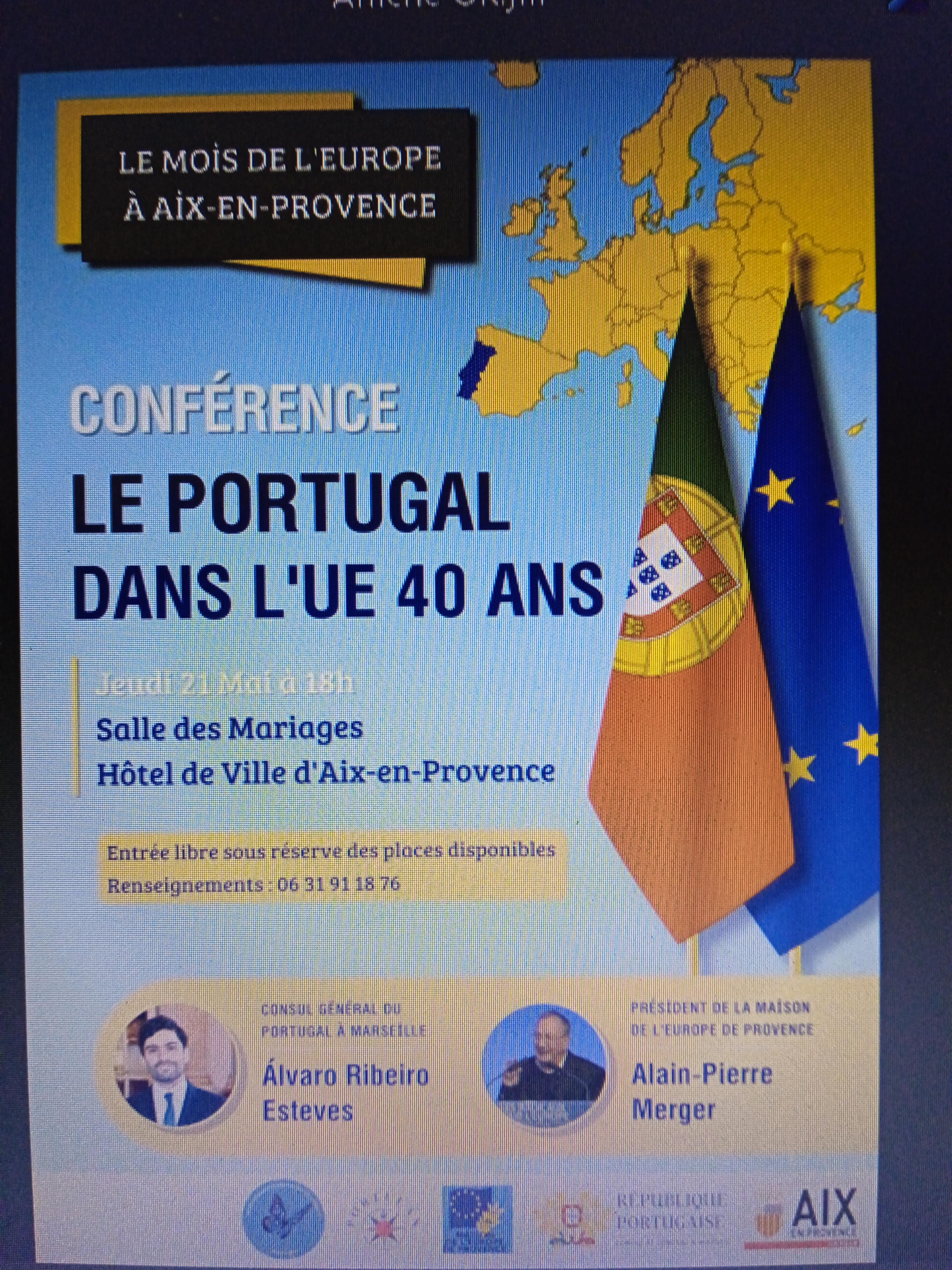 Conférence : Le Portugal dans l'Union européenne – 1986-2026 – 40° anniversaire