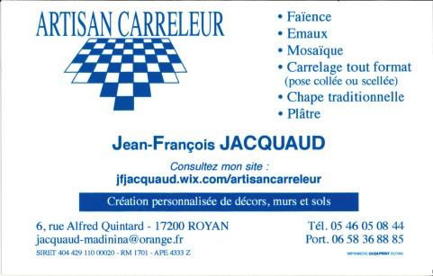 Artisan Carreleur Jean-François JACQUAUD
