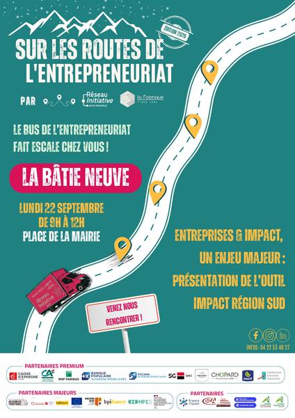 Tournée du bus de l'entrepreneuriat_La Bâtie-Neuve - © Tournée du bus de l'entrepreneuriat_La Bâtie-Neuve Tournée du bus de l'entrepreneuriat_La Bâtie-Neuve - © Tournée du bus de l'entrepreneuriat_La Bâtie-Neuve