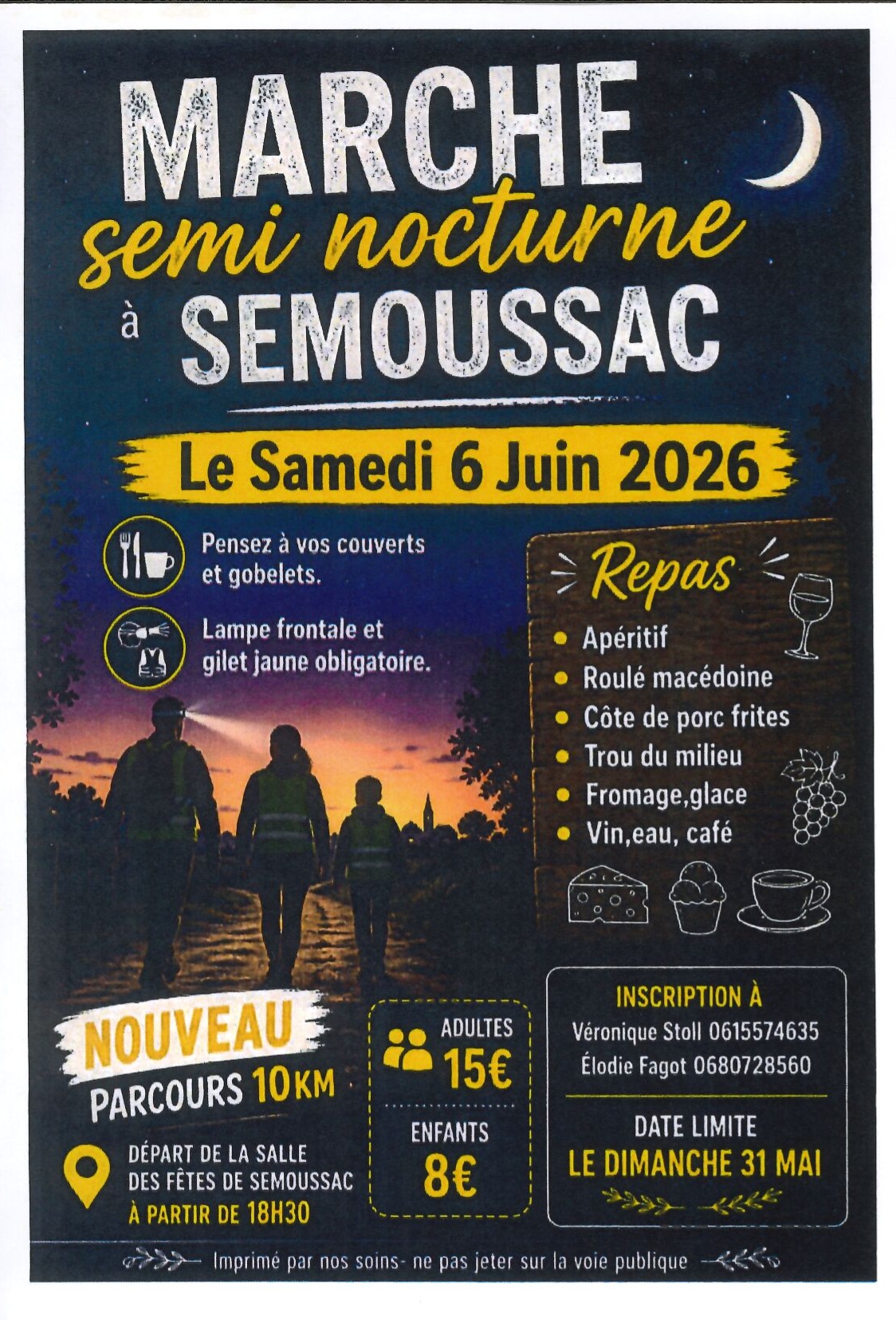 Marche gourmande semi-nocturne