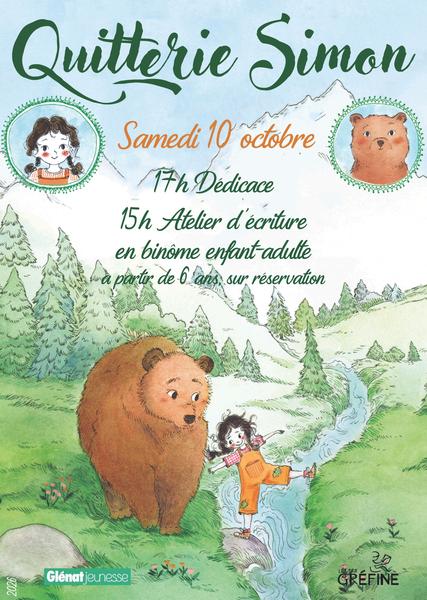 Atelier & dédicace avec l'autrice Quitterie Simon
