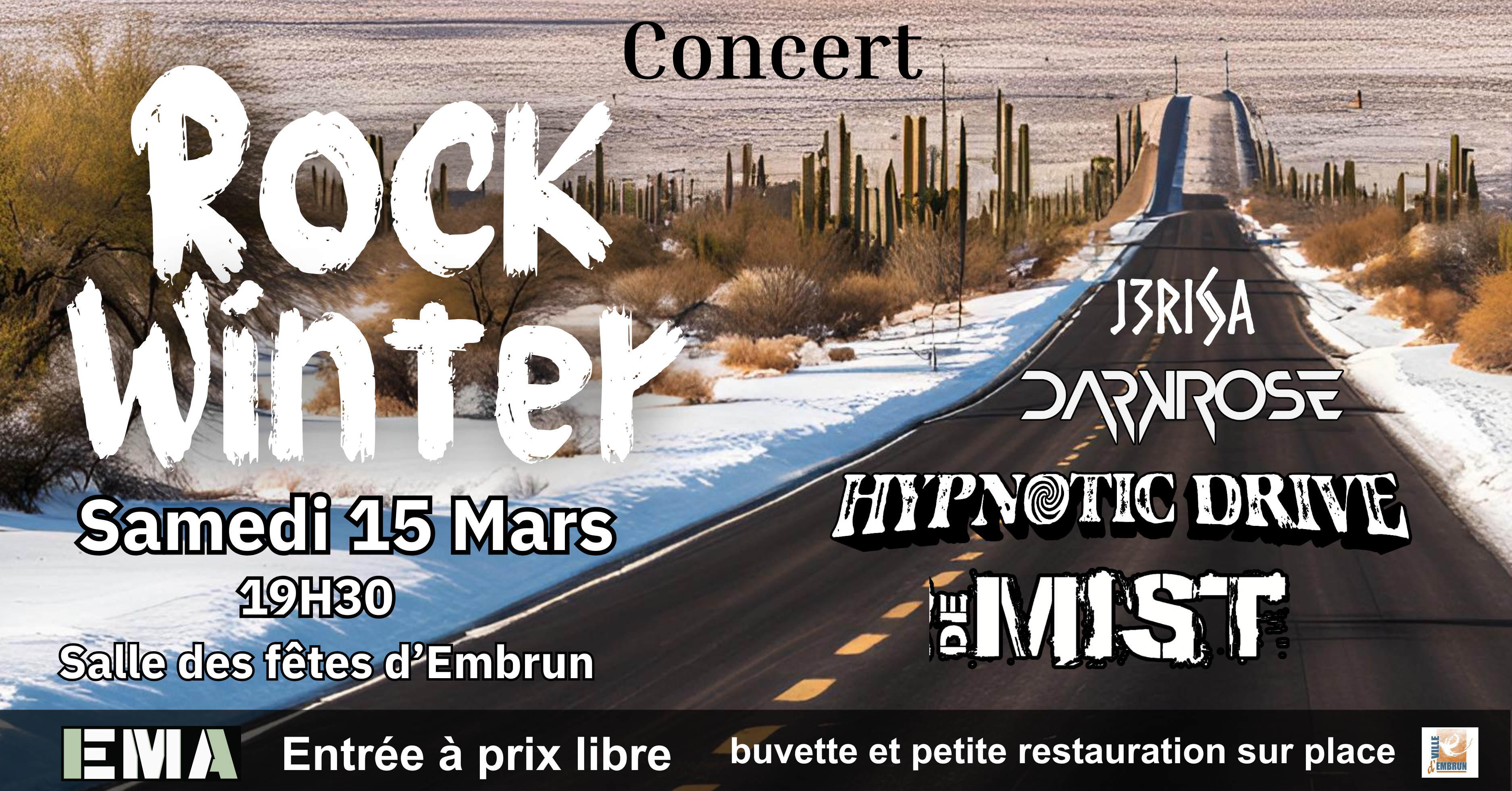 Concert Rock Winter 2eme édition EMBRUN