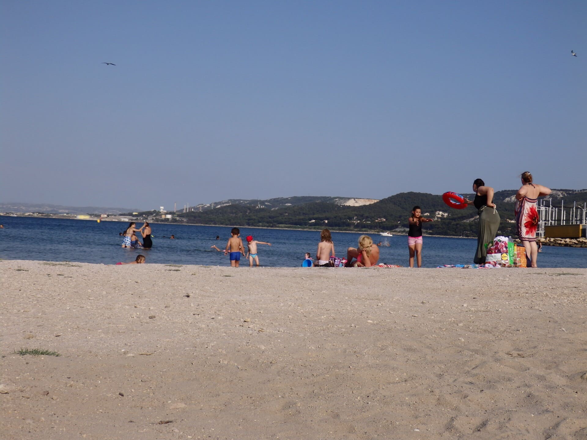 Plage de Ferrières centre-ville