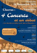 Chorus : 4 concerts et un débat_Varacieux