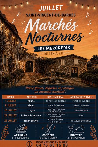 Marchés nocturnes_Saint-Vincent-de-Barrès