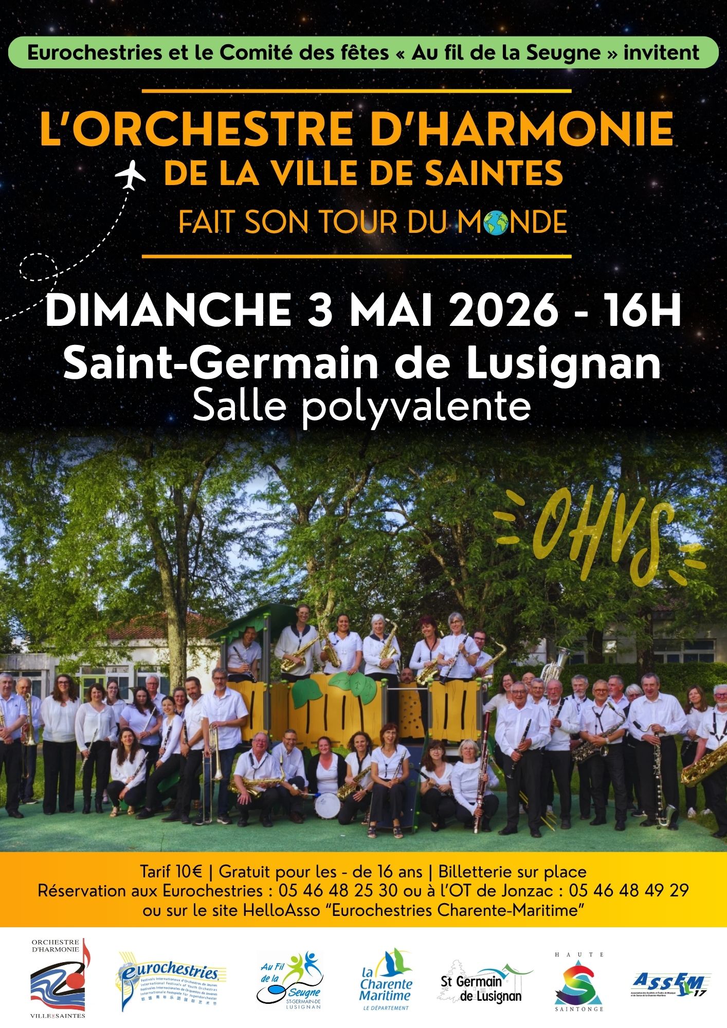 Concert de l'Orchestre d'Harmonie de la Ville de Saintes