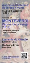 Affiche_Répétition publique avec conférence : extraits de Monteverdi_Annoisin-C…
