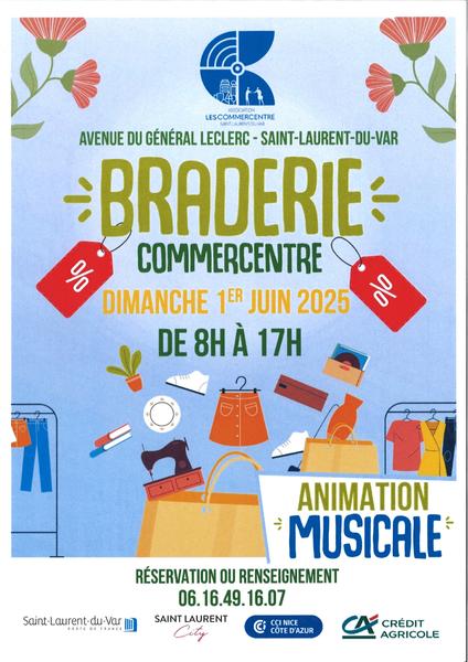 Braderie Commercentre 2025_Saint-Laurent-du-Var
