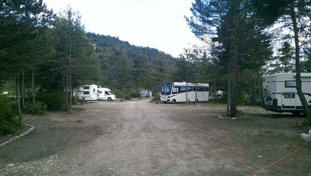 Aire de stationnement Castellane camping-cars