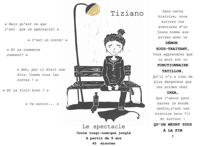 Tiziano : Spectacle Vivant à L'Auberge du Bec