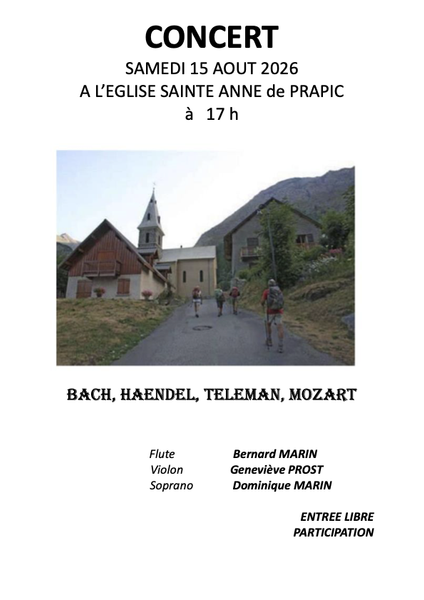Concert à Prapic
