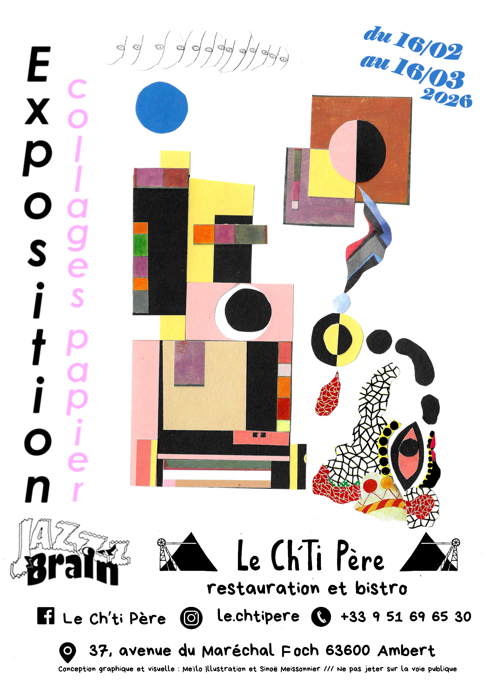 Exposition de Jazz Brain // Ambert