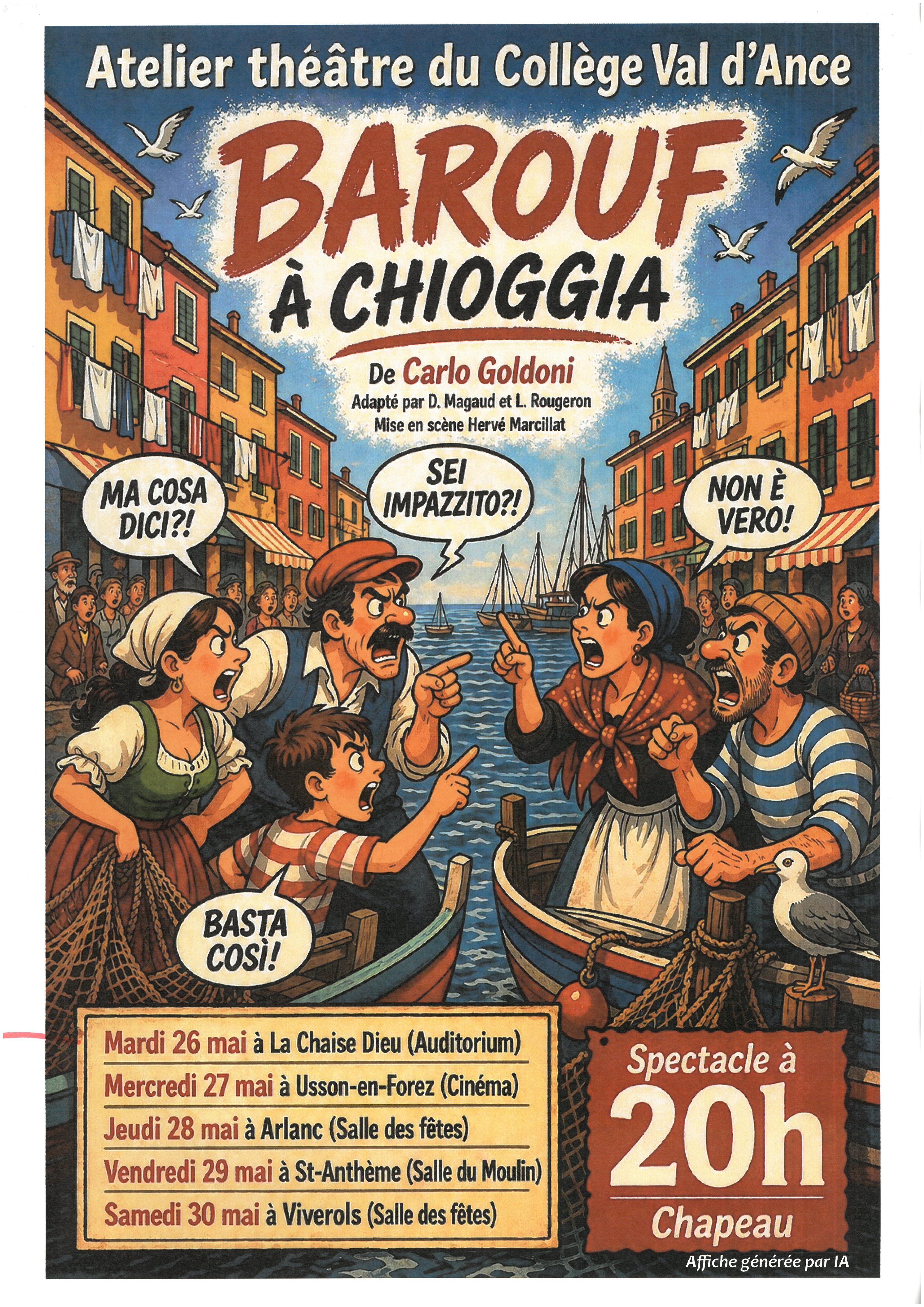 Théâtre "Barouf à Chioggia"
