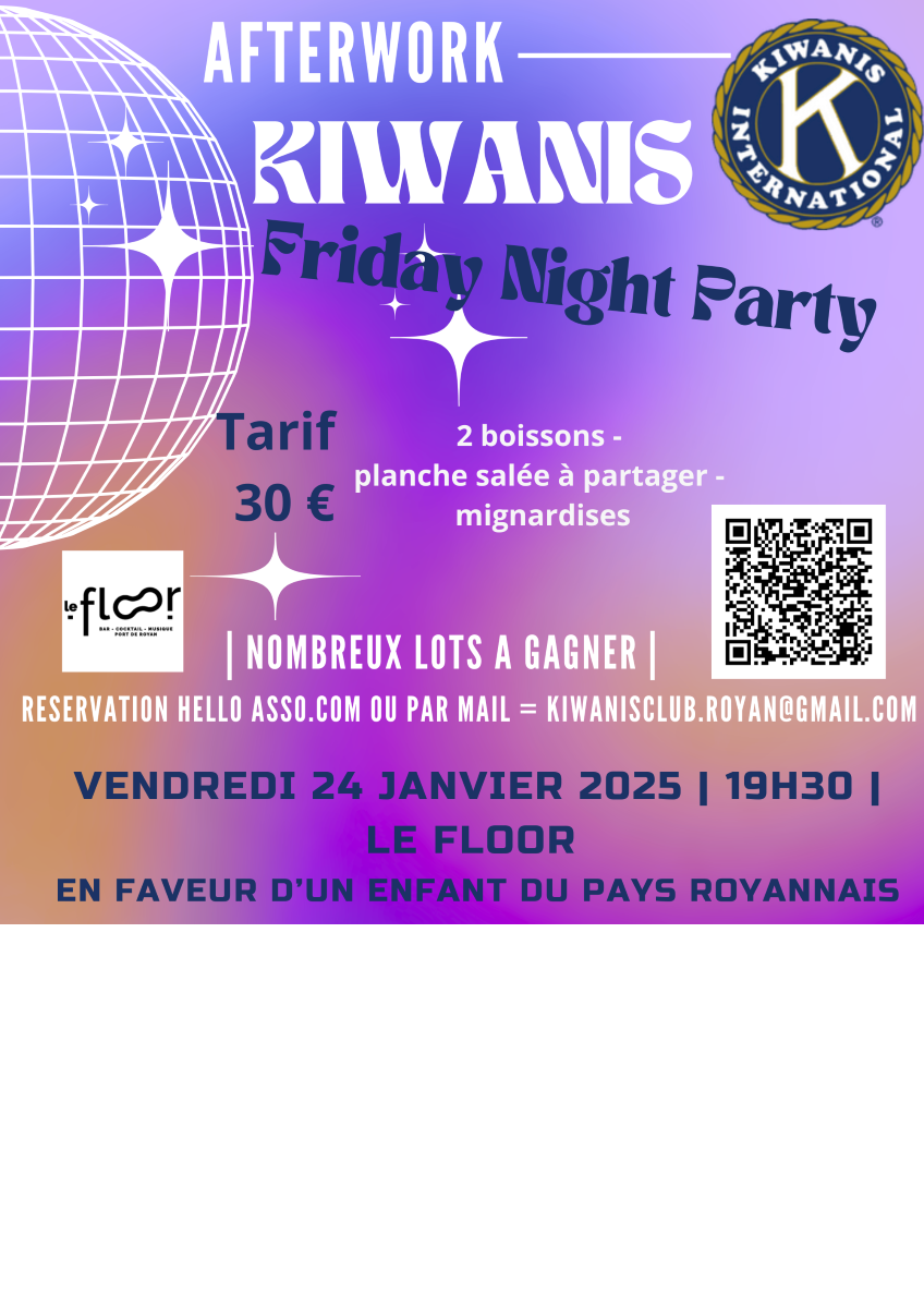 Kiwanis friday night party