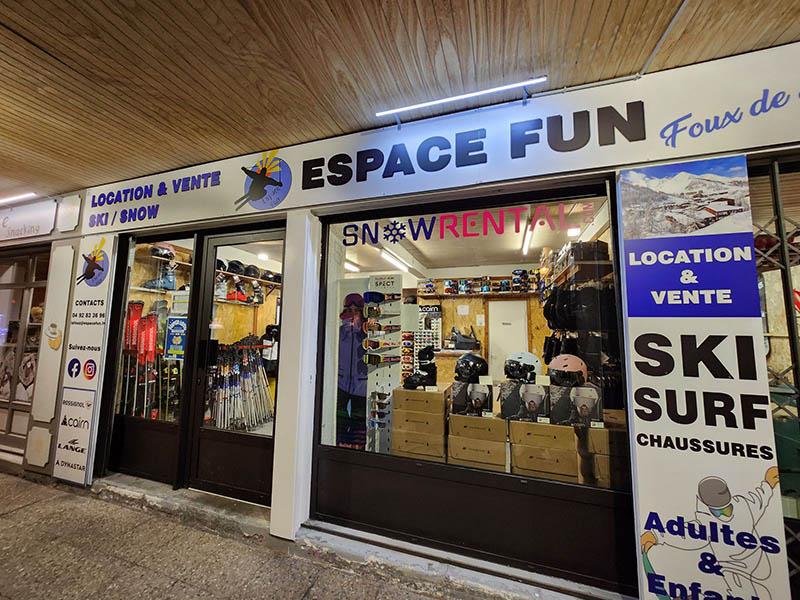 Magasin de sports Espace Fun La Foux