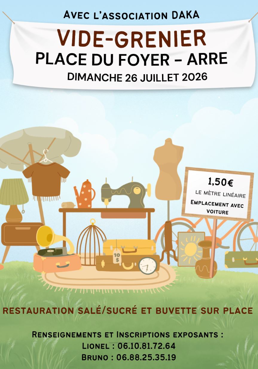 VIDE GRENIER ARRE