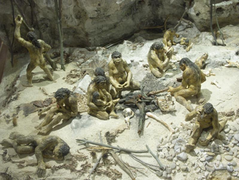 Le campement des hommes de Terra Amata