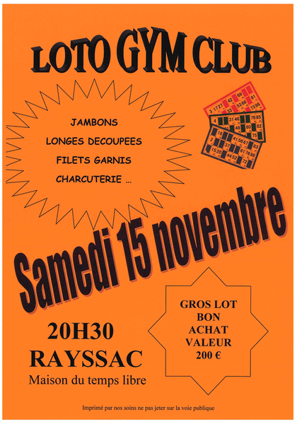 Loto Gym Club - Rayssac