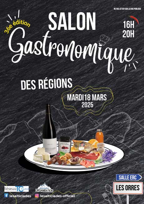 Salon gastronomique des Régions Alticiades_Les Orres