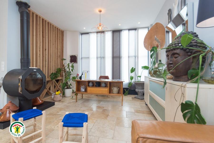 Coin bureau cheminée