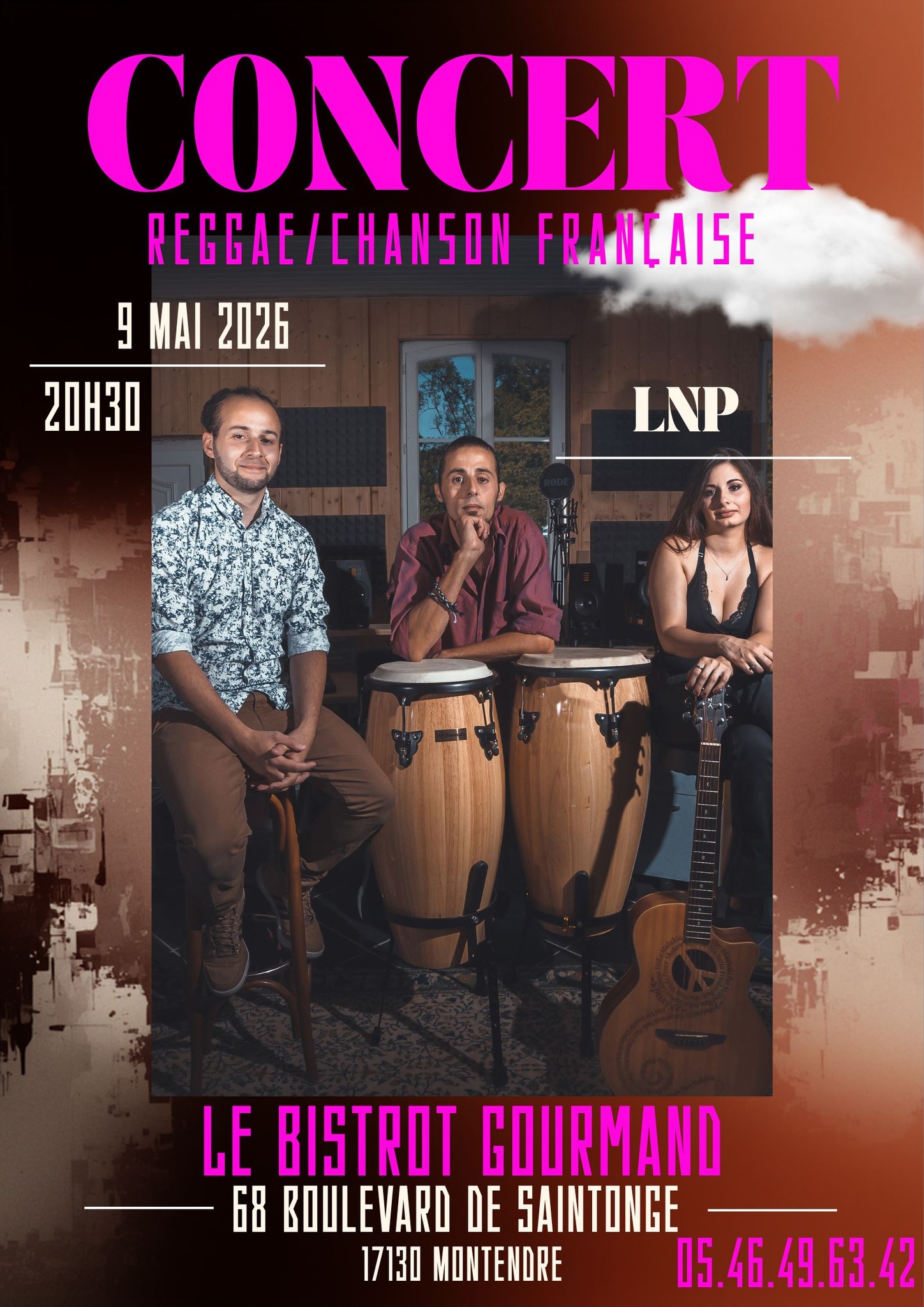 Concert de reggae au bistrot gourmand