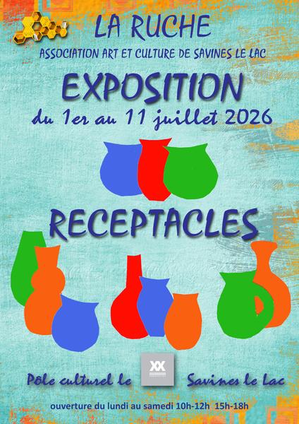 Exposition association La RUCHE 'Réceptacles'
