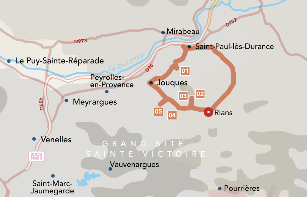 Le vignoble aixois, le vignoble des bastides - Un week-end à la montagne de la Vautubière