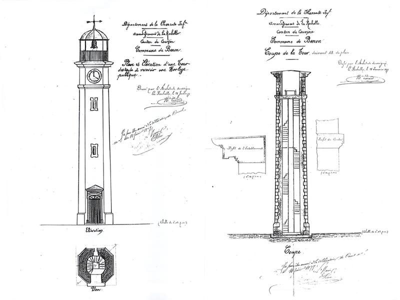 Plans de la Tour de lHorloge