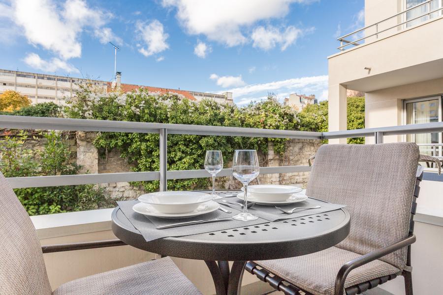 Le balcon du Royal Regency 