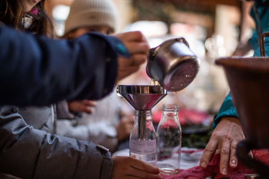 Gathering and making a grandmother's remedy