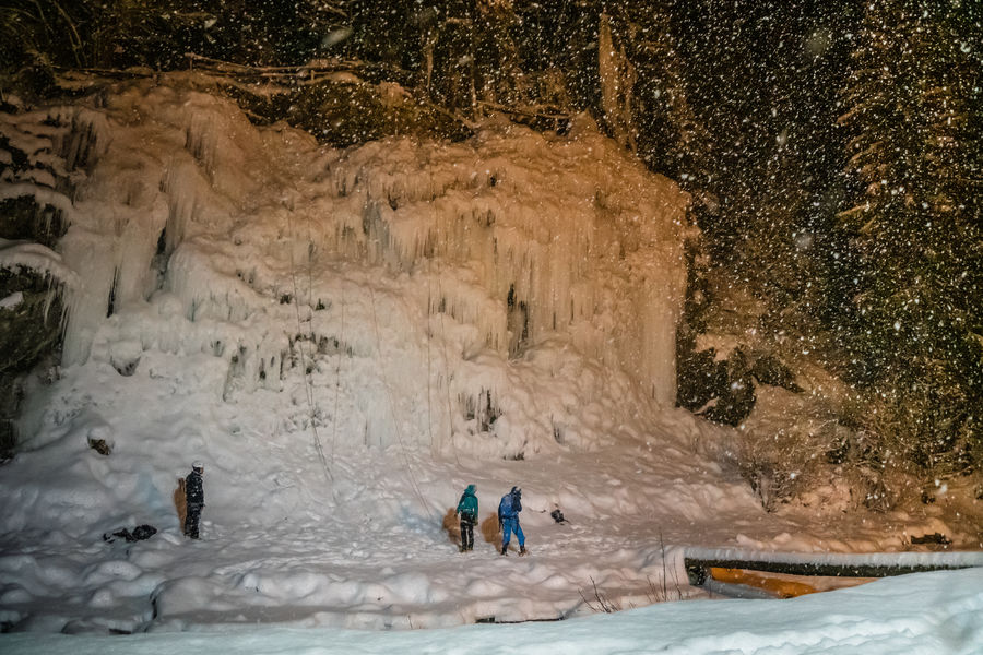 La cascade de glace de Notre-Dame de la Gorge