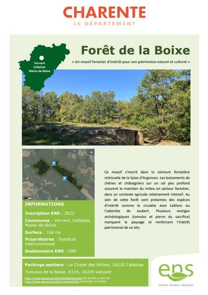 Forêt de la Boixe