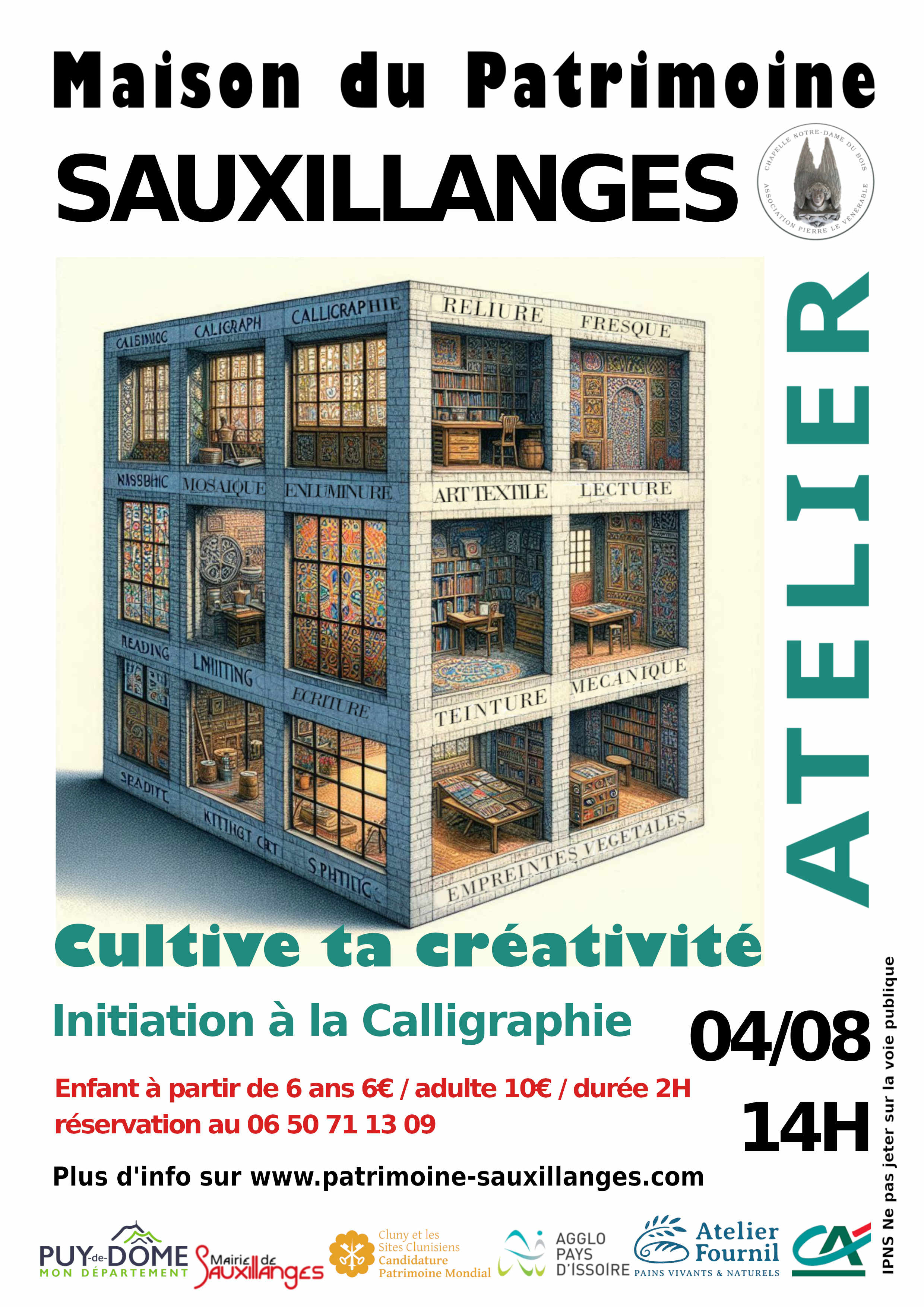 Atelier cultive ta créa avec la Calligraphie