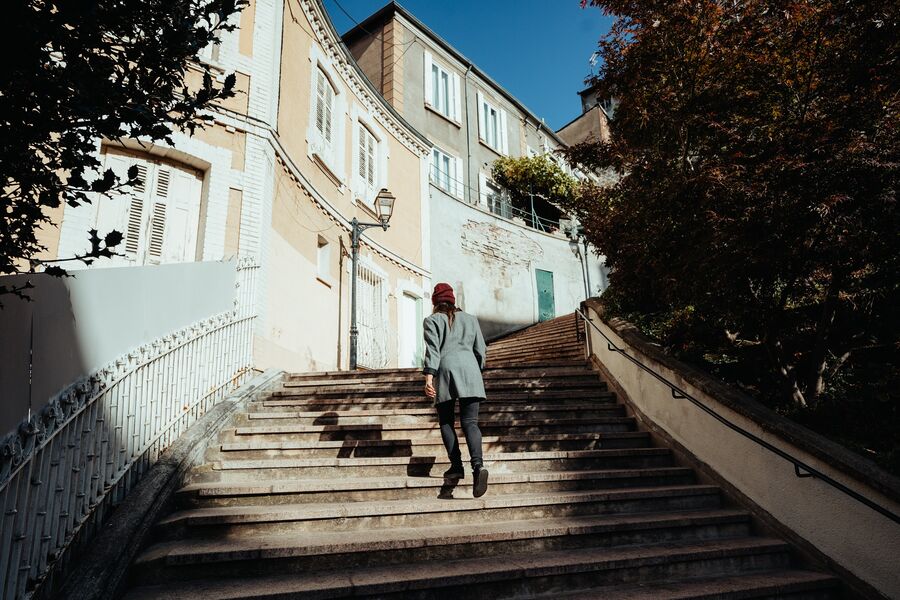 Montée du Crêt de Roc