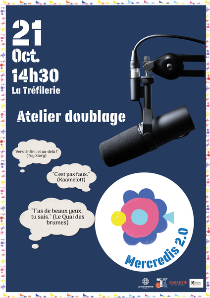 Les Mercredis 2.0 – Atelier doublage