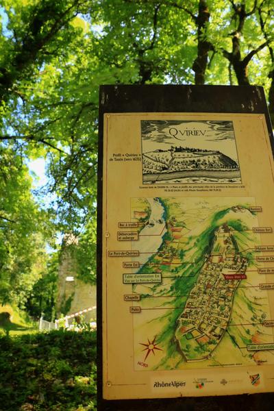Quirieu, site médiéval - Quirieu, la cité endormie - Bouvesse-Quirieu - Balcons du Dauphiné - Nord-Isère - à moins d'une heure de Lyon