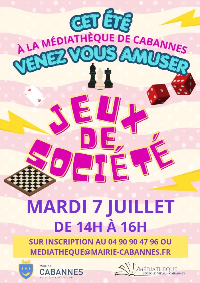 Après-midi jeux de société