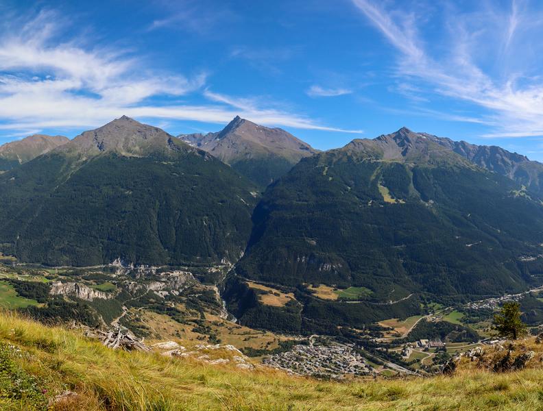 Vue panoramique depuis le poste de Courberon