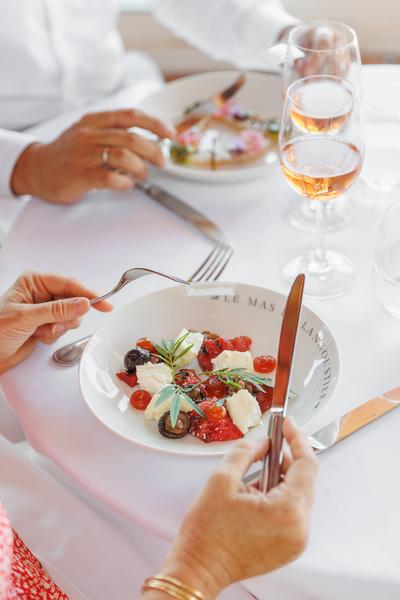 Un repas tout en fraîcheur