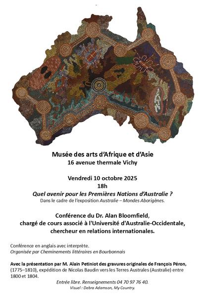 Conférence du Dr. Alan Bloomfield -Quel avenir pour les Premières Nations d’Australie ?