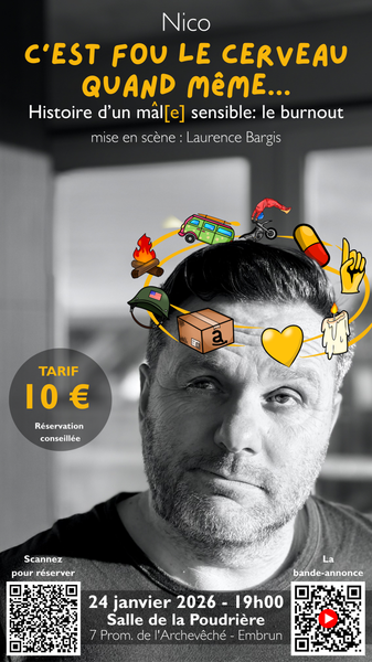 One Man Show 'C'est fou le cerveau quand même' EMBRUN - © Nicolas LUTZ