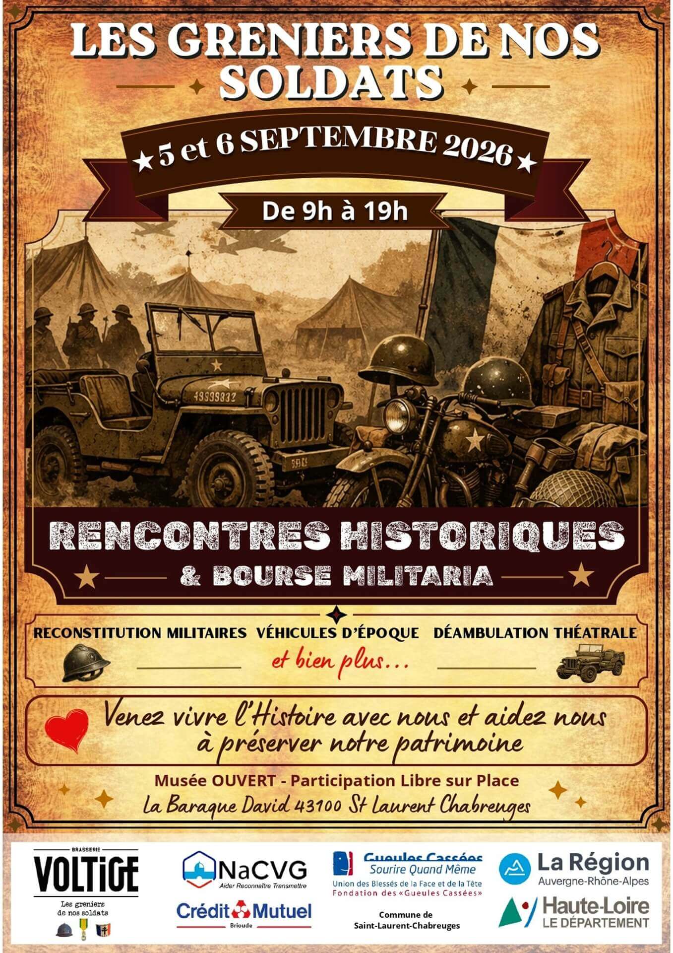 Rencontres historiques et bourse militaria