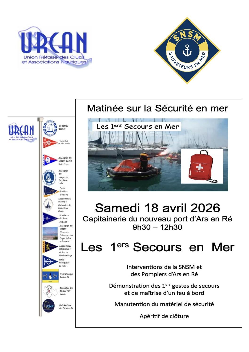 Matinée sur la sécurité en mer