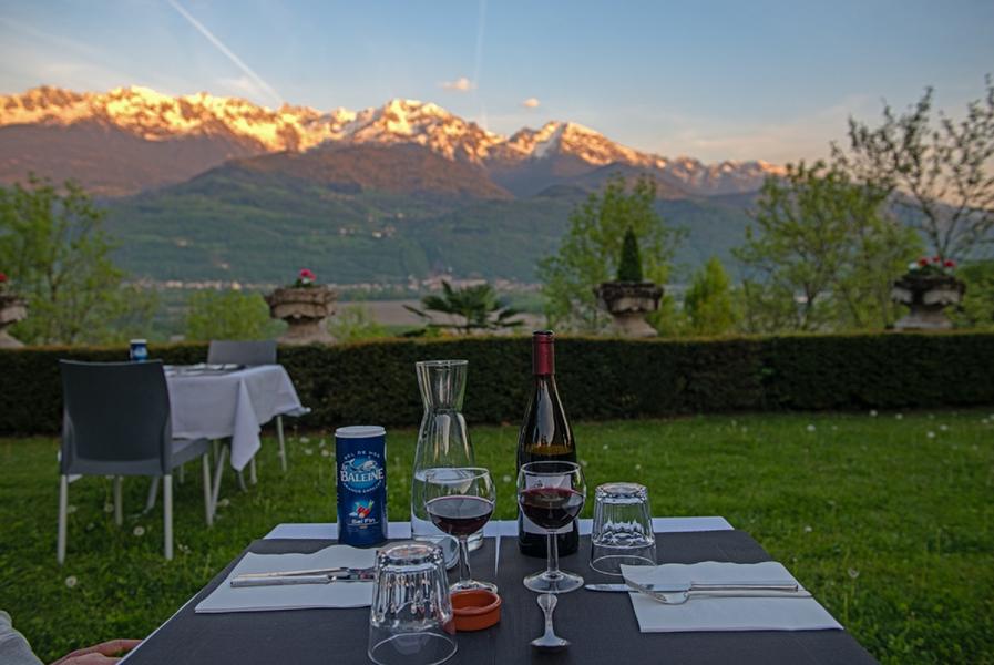 Terrasse vue Belledonne