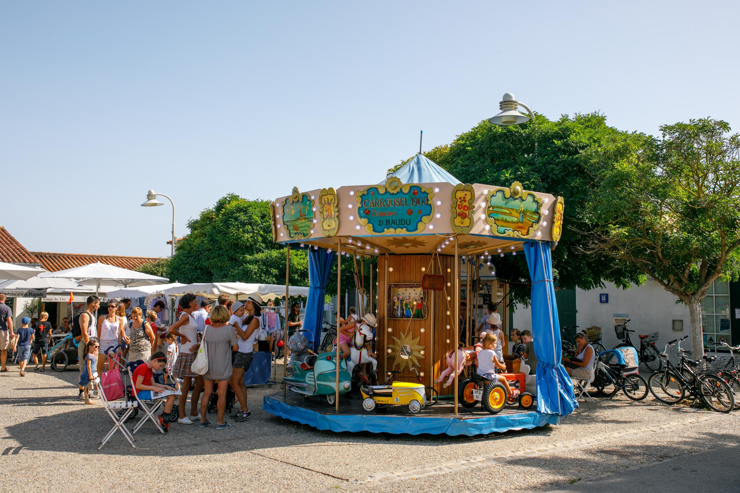 Parcours poussette à  Loix