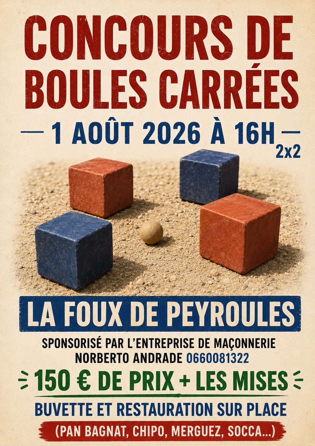 Concours de boules carrées