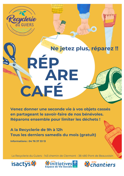 Répare Café : ne jetez plus, réparez !