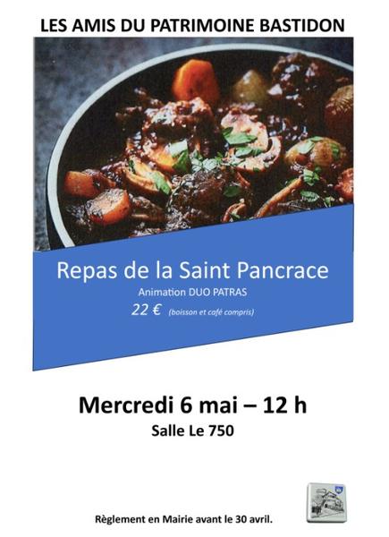 Repas de la Saint Pancrace