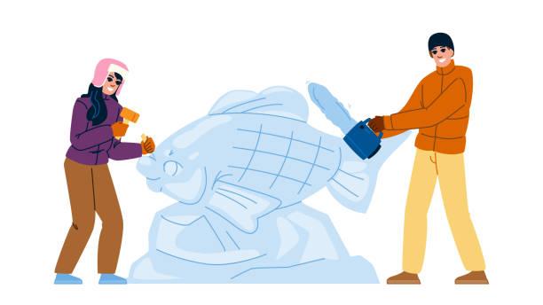 Atelier sculpture sur neige_Molines-en-Queyras