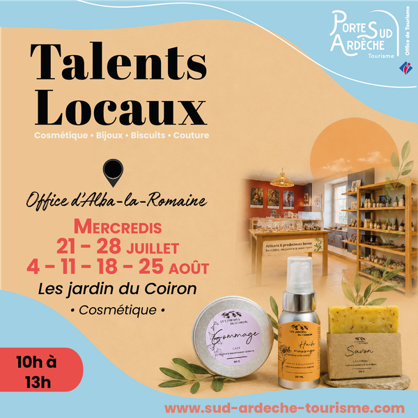 A la découverte des Talents locaux : Terroir & Artisan à Alba-la-Romaine_Alba-la-Romaine